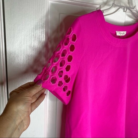 NWT Sugar Lips Blouse Top with Cutouts S - Picture 4 of 11